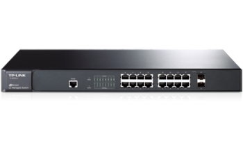 TP-Link TL-SG3216 19'' Managed Gbit Switch, 14x 10/100/1000 +2x Combo (SFP/RJ45)