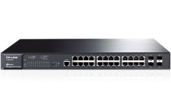 TP-Link TL-SG3424P PoE+ Managed Gbit Switch 20x 10/100/1000 + 4x Combo(SFP/RJ45)