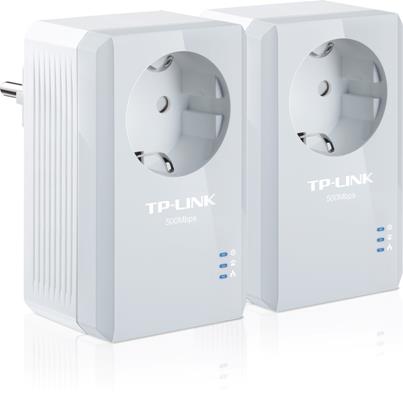 TP-Link TL-PA4010P Starter Kit sada 2x Powerline Adp, integr.el.zÃ¡suvka, AV500/2