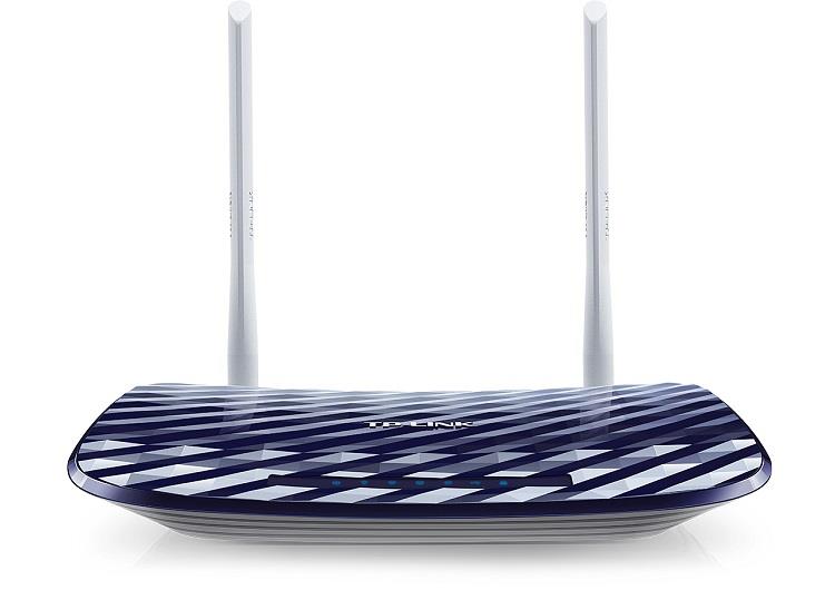 TP-Link Archer C20 AC750 Dual band Wireless 802.11ac router 4xLAN, 1xUSB