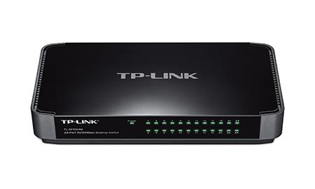 TP-Link TL-SF1024M Switch 24x 10/100Mbps, plastic case