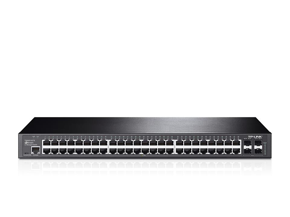 TP-Link T2600G-52TS (TL-SG3452) Managed Gbit Switch 48x 10/100/1000+4 SFP