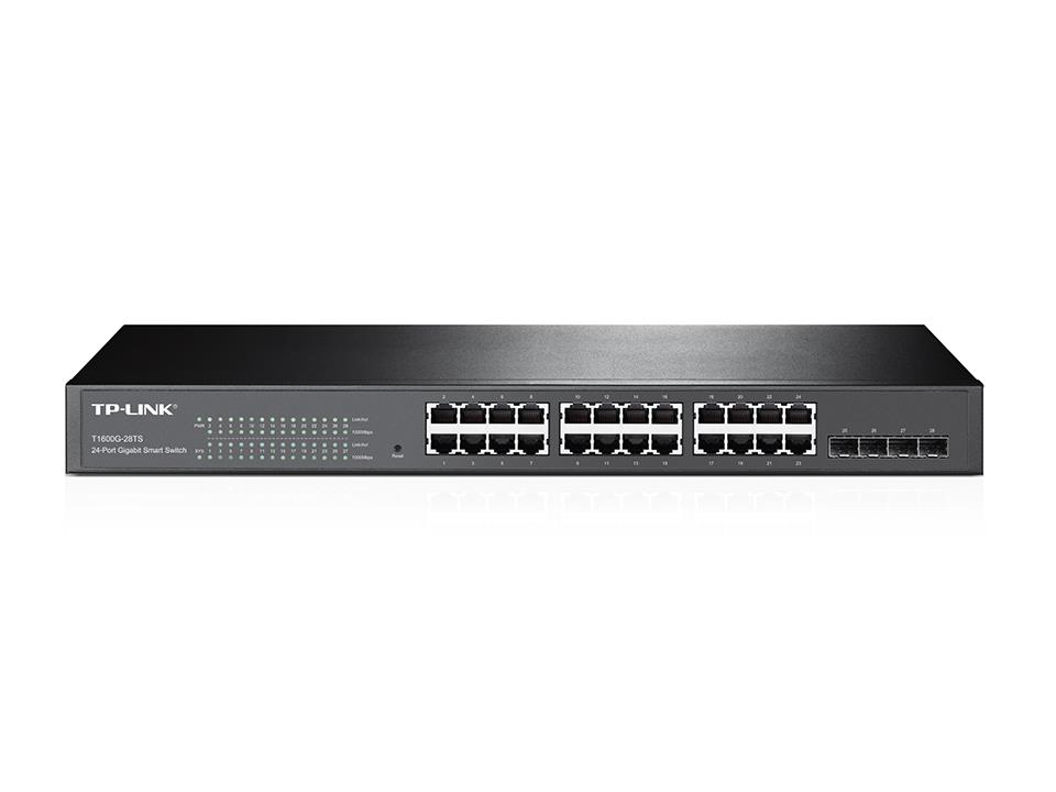 TP-Link T1600G-28TS ( TL-SG2424 ) Managed Gbit Switch 24x 10/100/1000+4 SFP