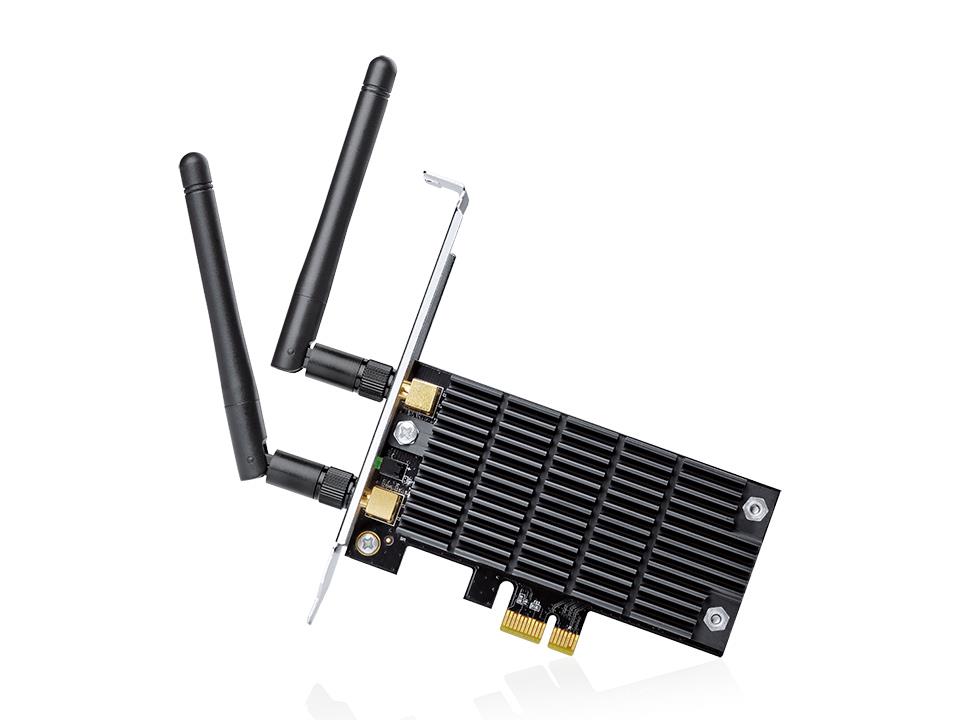 TP-Link Archer T6E AC1300 DualBand PCI Express Adapter, WiFi 802.11a/n, 2,4/5G