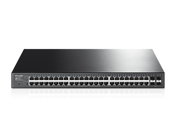 TP-Link T1600G-52PS (TL-SG2452P) PoE+ Smart Switch 48x10/100/1000 + 4x SFP Gbit