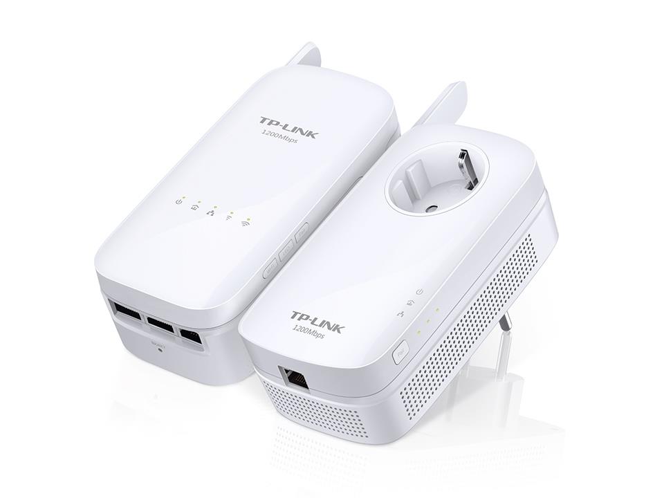 TP-Link TL-WPA8630PKIT Starter Kit WiFi AV1200 powerline, TL-PA8010P+TL-WPA8630