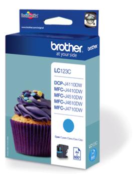 Ink Brother LC123C cyan | 600 pgs | MFC-J4510DW