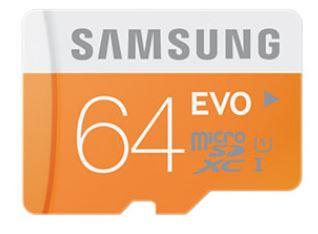 Samsung pamÄÅ¥ovÃ¡ karta micro SDXC 64GB Class 10 UHS-I Evo (rychlost aÅ¾ 48MB/s)