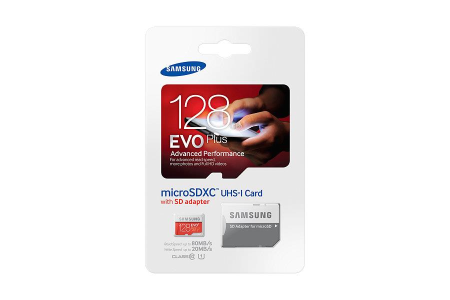 Samsung pamÄÅ¥ovÃ¡ karta microSDXC 128GB Class 10 UHS-I Evo+ (80/20MB/s)