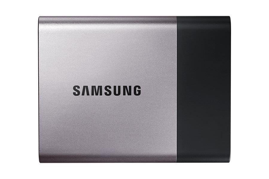 Samsung externÃ­ SSD T3 250GB, ÄtenÃ­/zÃ¡pis aÅ¾ 450Mb/s, USB 3.1/3.0/2.0