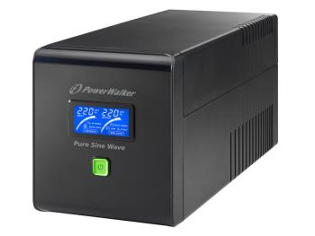 Power Walker UPS Line-Interactive 1000VA 4x IEC C13,PURE SINE, RJ11/RJ45,USB,LCD
