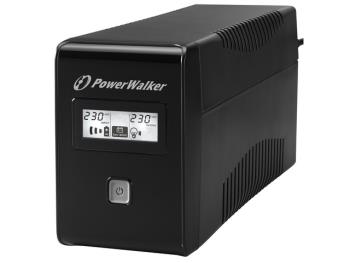 Power Walker UPS Line-Interactive 650VA 2x SCHUKO, RJ11, USB, LCD