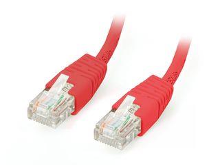 Equip patch kabel U/UTP Cat. 5E, 1m, ÄervenÃ½