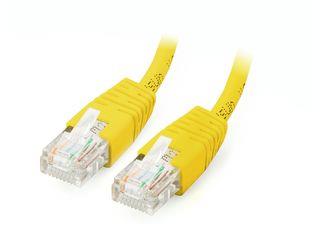 Equip patch kabel U/UTP Cat. 5E, 1m, Å¾lutÃ½
