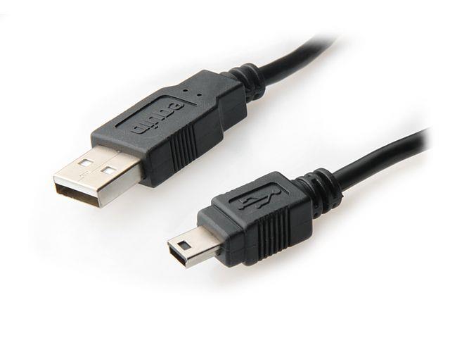 Equip mini USB 2.0 cable AM -> mini5p 1.8m black