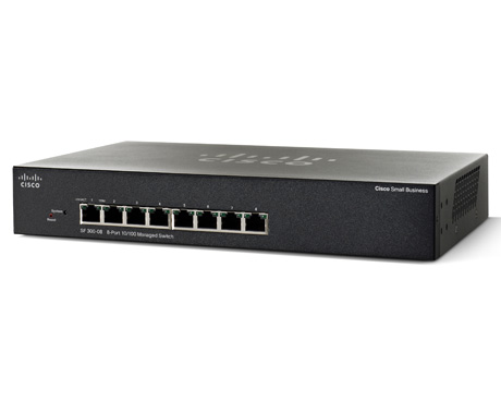 Cisco SRW208-K9 SF300-08 8-port 10/100 Managed Switch