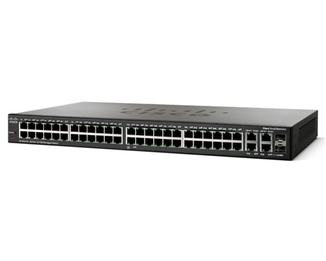 Cisco SRW248G4-K9 SF300-48 48-port 10/100 Managed Switch with Gigabit Uplinks