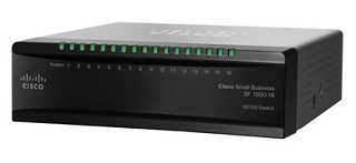 Cisco SF100D-16 16-Port 10/100 Desktop Switch