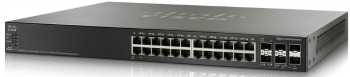 Cisco SG500X-24P PoE 24x10/100/1000, 4x10Gig SFP+ Stackable Managed Switch