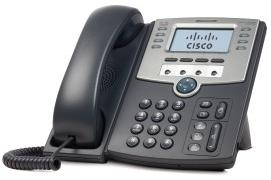 Cisco 4 Line IP Phone with Display, PoE and Gigabit PC Port
