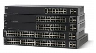 Cisco 24-Port 10/100 Smart Switch, PoE, 180W