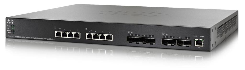 Cisco SG500XG-8F8T 16-port 10Gig Managed Switch
