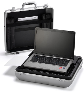Dicota DataSmart Compact 10 - 14'' SILVER for HP OfficeJet100 Printer - Mobile O