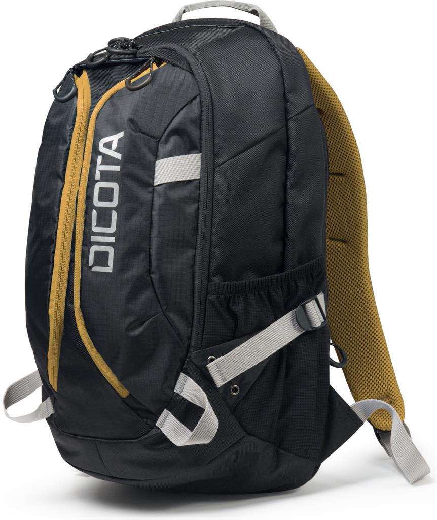 Dicota Backpack Active 14-15,6'' black yellow