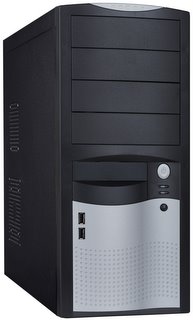 PC skÅÃ­Å Eurocase ATX 5410 Middle Tower, zdroj 350W (Äerno-stÅÃ­brnÃ¡)