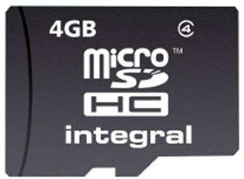INTEGRAL Micro SDHC karta 4GB Class 4
