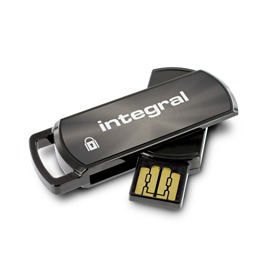 INTEGRAL Secure 360 8GB USB 2.0 flashdisk, AES 256 bit Å¡ifrovÃ¡nÃ­