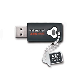 INTEGRAL Crypto 2GB USB 2.0 flashdisk, AES 256 bit Å¡ifrovÃ¡nÃ­, FIPS 197