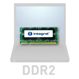 INTEGRAL 2GB 800MHz DDR2 CL6 R2 SODIMM 1.8V