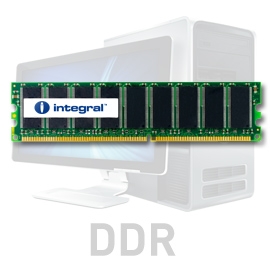 INTEGRAL 1GB 400MHz DDR CL3 R2 DIMM 2.5V