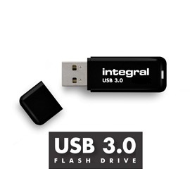 INTEGRAL Noir 8GB USB 3.0 flashdisk (ÄtenÃ­ aÅ¾ 110MB/s; zÃ¡pis aÅ¾ 5MB/s)