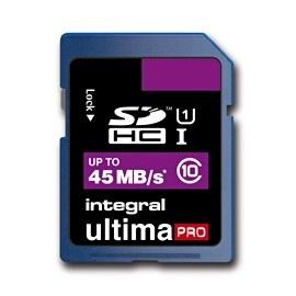INTEGRAL UltimaPro SDHC UHS-I karta 16GB Class 10 (rychlost ÄtenÃ­ aÅ¾ 45MB/s)