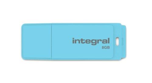 INTEGRAL Pastel 8GB USB 2.0 flashdisk, Blue Sky