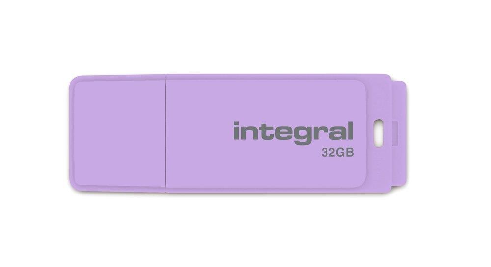 INTEGRAL Pastel 32GB USB 2.0 flashdisk, Lavender Haze