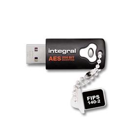 INTEGRAL Crypto 8GB USB 2.0 flashdisk, FIPS 140-2 Å¡ifrovÃ¡nÃ­