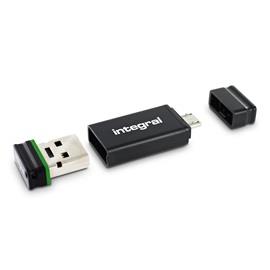 INTEGRAL Fusion 8GB USB 2.0 flashdisk+ AdaptÃ©r, retail