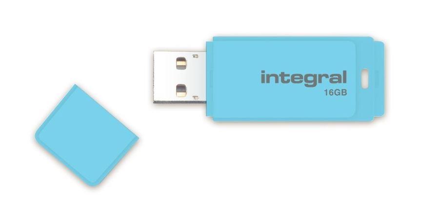 INTEGRAL Pastel 16GB USB 3.0 flashdisk, Blue Sky(ÄtenÃ­ aÅ¾ 80MB/s;zÃ¡pis aÅ¾ 5MB/s)