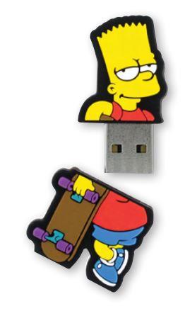 INTEGRAL The Simpsons, Bart 8GB USB 2.0 flashdisk, pogumovanÃ½ silikon