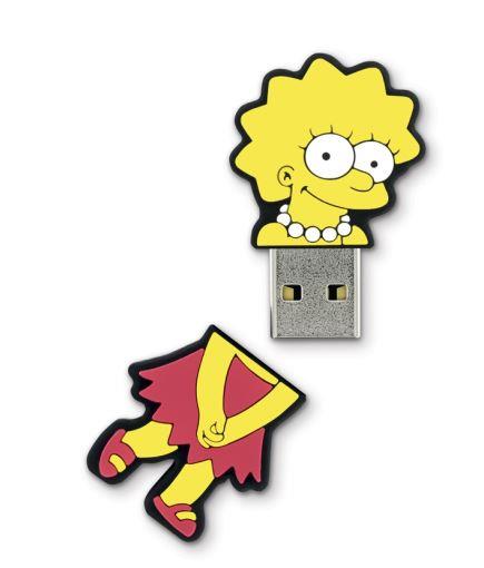 INTEGRAL The Simpsons, Lisa 8GB USB 2.0 flashdisk, pogumovanÃ½ silikon