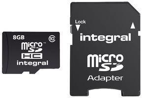 INTEGRAL UltimaPro Micro SDHC UHS-I U1 karta 8GB Class 10 (ÄtenÃ­ aÅ¾ 40MB/s)