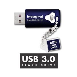 Integral USB 8GB CRYPTO DUAL DUAL USB3.0 FIPS197