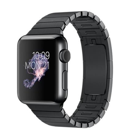 Apple Watch 38mm Space Black Stainless Steel Case with Space Black Bracelet