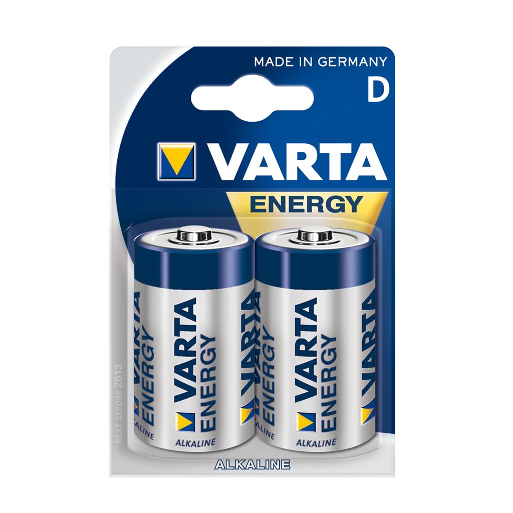 VARTA alkaline batteries R20 (typ D) 2pcs energy