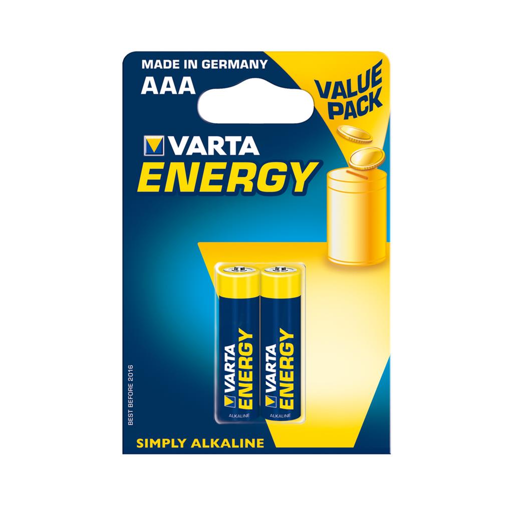 VARTA Alkaline batteries R3 (AAA) 2pcs energy