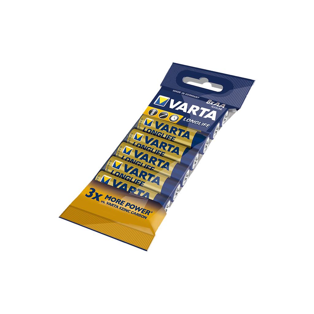 VARTA alkaline batteries R6 (AA) 8pcs longlife