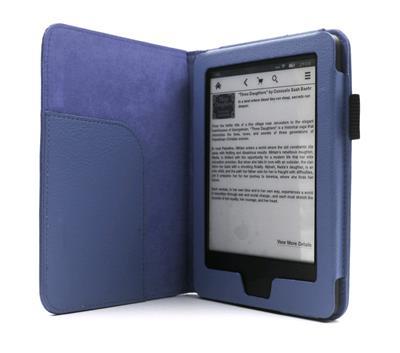 C-TECH PROTECT pouzdro pro Kindle 6 Touch s funkcÃ­ WAKE/SLEEP, modrÃ©